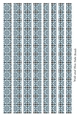 Tube Shaped Paper Bead Template Design #34