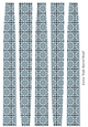 Extra Large Oval Shaped Paper Bead Template Design #34