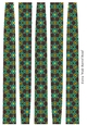Extra Wide oval Shaped Paper Bead Template Design #37