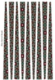 Small Oval Shaped Paper Bead Template Design #39