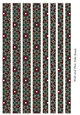 Tube Shaped Paper Bead Template Design #39