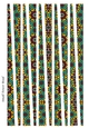 Small Tower Shaped Paper Bead Template Design #40