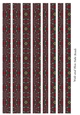 Tube Shaped Paper Bead Template Design #41