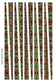 Small Tower Shaped Paper Bead Template Design #43