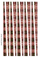 Small Tower Shaped Paper Bead Template Design #45