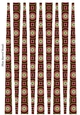 Small Oval Shaped Paper Bead Template Design #46