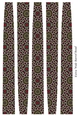 Extra Wide Oval Shaped Paper Bead Template Design #47