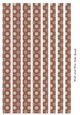 Tube Shaped Paper Bead Template Design #50
