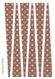 Large Oval Shaped Paper Bead Template Design #50