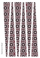Large Oval Shaped Paper Beads Template Design #51