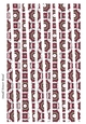 Small Tower Shaped Paper Bead Template Design #52