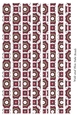 Tube Shaped Paper Bead Template Design #52