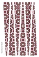 Large Oval Shaped Paper Bead Template Design #52