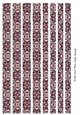 Tube Shaped Paper Bead Template Design #53
