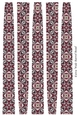 Extra Wide Oval Shaped Paper Beads Template Design #53