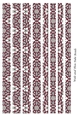 Tube Shaped Paper Beads Template Design #54