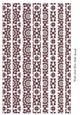 Tube Shaped Paper Beads Template Design #55