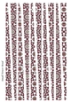Small Tower Shaped Paper Beads Template Design #55