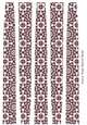 Extra Wide Oval Shaped Paper Beads Template Design #55