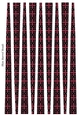 Small Oval Shaped Paper Beads Template Design #56