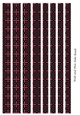 Tube Shaped Paper Beads Template Design #56