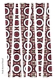 Large Oval Shaped Paper Beads Template Design #57
