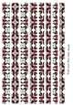 Tube Shaped Paper Beads Template Design #58