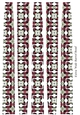 Extra Large Oval Shaped Paper Beads Template Design #58