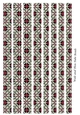 Tube Paper Beads Template Design #62