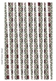 Small Tower Paper Beads Template Design #62