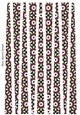 Small Oval Paper Beads Template Design #63