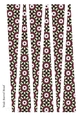 Large Barrel Paper Beads Template Design #63