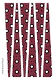 Large Barrel Paper Beads Template Design #64