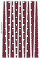 Small Oval Paper Beads Template Design #64