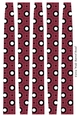 Extra Wide Oval Paper Beads Template Design #64