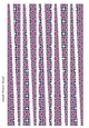 Small Tower Shaped Paper Bead Template Design #66
