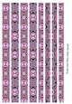 Tube Shaped Paper Bead Template Design #67