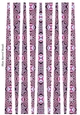 Small Oval Shaped Paper Bead Template Design #67