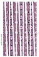 Small Tower Shaped Paper Bead Template Design #67