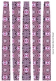 Extra Wide Oval Shaped Paper Bead Template Design #67