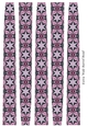 Extra Wide Oval Shaped Paper Bead Template Design #68