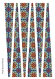Wide Oval Paper Beads Template Design #70