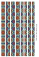 Tube Paper Beads Template Design #70
