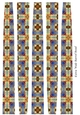 Extra Large Oval Paper Beads Template Design #71