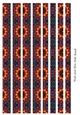 Tube Paper Beads Template Design #73