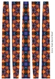 Extra Wide Oval Paper Beads Template Design #74