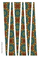 Large Oval Shaped Paper Beads Template Design #75