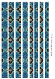 Tube Shaped Paper Beads Template Design #77