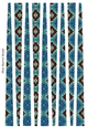 Small Oval Shaped Paper Beads Template Design #77