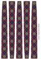 Extra Wide Oval Shaped Paper Beads Template Design #78